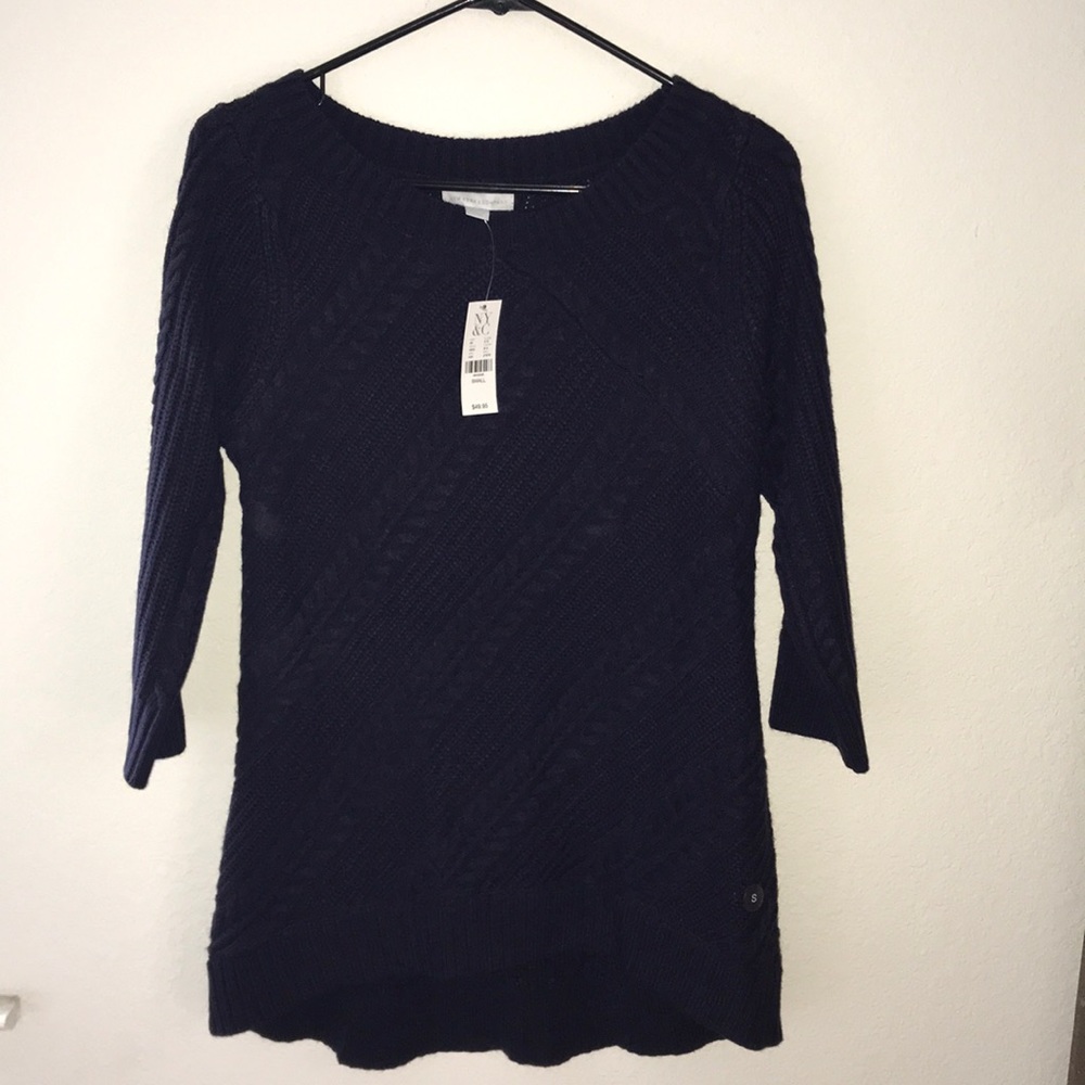 NY&C dark purple sweater